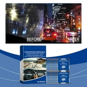 Effervescent Car Glass Water Cleaning Tablets, Windshield Cleaning and De-Greasing Tablets for Car Windscreen, Powerful Windshield Cleaner for Clear Visibility and Shine Xmas Decorations